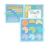 ALCXAZS Tableau d'exploration des Fractions, Ensemble de manipulateurs mathématiques éducatifs, pour la Multiplication à l'école Primaire