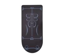 ALCXAZS Tapis de roue abdominale à roulettes, forte adhérence et stabilité pour des entraînements précis, silencieux, pas trop bruyant, roue de yoga