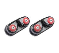 ALCXAZS Taquet de Serrage pour Corde de Bateau, 2 pièces/Ensemble, fabriqué en Aluminium pour Une pour Bonne résistance à l'usure et Une pour Bonne durabilité, Alliage d'aluminium Facile