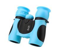ALCXAZS Télescope binoculaire Haute définition pour Enfants - Affichage 8X Plus près avec des Lunettes de d'amélioration de la luminosité, Bleu