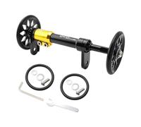 ALCXAZS Tige télescopique légère en alliage d'aluminium améliorant la fixation des roues du vélo grâce à des roulements de grande taille pour une durabilité accrue et un roulement plus fluide. La tige