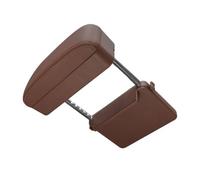 ALCXAZS Universal Car Center Console Arm Rest Box PU Cuir Réglable Smartphone Purse Intérieur Organisateur Accessoires, Marron