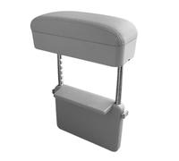 ALCXAZS Universal Car Center Console Arm Rest Box PU Cuir Réglable Smartphone Purse Intérieur Organisateur Accessoires, Gris