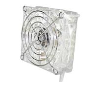 ALCXAZS Ventilateur pour Cage d'animal de Compagnie - Ventilateur d'été en Acrylique résistant, même pour Les Animaux Curieux Qui Aiment mâcher - Convient pour aux Hamsters, cochons d'Inde,