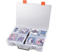 ALCYON Boîte de Rangement de Plus de 1 600 Cartes de Baseball, Organisateur de Cartes de Sport, en Plastique Rigide, Compatible avec Baseball/Football/MTG/PM pour collectionneur (Sac Uniquement)