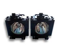 Alda PQ-Premium, Lampe de projecteur pour PANASONIC ET-LAD57W (Dual) Projecteurs, Lampe avec boîtier