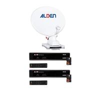 Alden Pack Onelight Antenne Auto 65cm + 2 x Décodeurs TNTSAT + LNB Twin