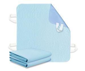 Alder du Lit Lavable avec 4 poignées - Protège- réutilisable pour Personnes âgées, allées et repositionnables | Accessoire de Soins imperméable et Confortable pour la Maison et l'hôpital