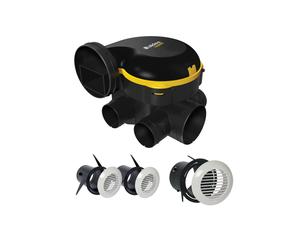 ALDES Kit VMC simple flux EasyHOME Auto Comble classic avec 3 Grilles BIP
