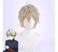 ALDNOAH ZERO Cosplay perruque SLAINE TROYARD court lin fibre résistant à la chaleur cheveux Pelucas Anime Costume perruques pour adulte