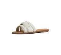 Aldo Femme Elenaa Sandale Plate, Os Blanc, 41 EU