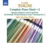 Camillo Togni – Intégrale de la musique pour piano, vol. 2 – CD – NAXOS (Import)