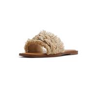 ALDO Women's RATTANA Flat Sandal, Natural, 6.5