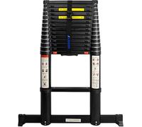 ALDORR Professionnelle 4,80M Échelle Télescopique en Aluminium - Escabeau Télescopique - Charge maximale 150 kg - Mécanisme de Rétraction Souple (Soft-Close)