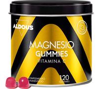 Aldous Bio Citrate Magnésium 1340mg + Vitamine C 45mg 120 Gummies