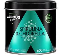 Aldous Bio Spiruline Et Chlorella Premium 600 Comprimés
