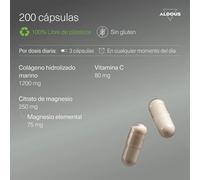 Aldous Collagène Pure Hydrolyzed With Magnesium And Vitamin C 200 Unités
