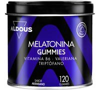 Melatonine Gummies - 120 Gummies Sommeil avec Tryptophane, Valériane et Vitamine B6 - Bien dormir, sommeil mélatonine, insomnie - Arôme naturel de canneberge - Pour les amateurs de gummies