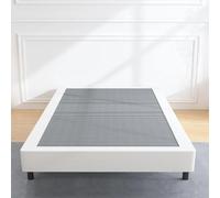 ALDRICH Sommier tapissier à profil bas pour lit simple, 7,6 cm en métal robuste pour lit simple, fond de matelas antidérapant/silencieux/assemblage facile (lit simple)