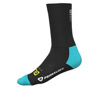 Ale Chaussettes Winter Primaloft Socks (M, Noir-Bleu clair)