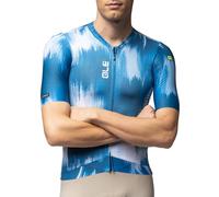 Alé Cycling Argon Maillot de Cyclisme à Manches Courtes pour Homme - Rap Dry Carbon, Micro Aero & Piuma Mesh, Manches brutes, Taille S - Stability Fit, Coupe performante légère