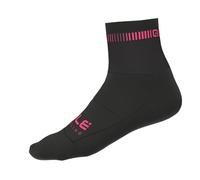 Alé Cycling Chaussettes de Cyclisme Mixte M Black Fluo Pink