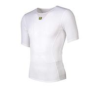 Alé Cycling Intimo Velo Active Maillot de Corps à Manches Courtes pour Homme Blanc M/L
