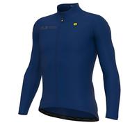 Maillot Alé Solid Fondo 2.0 manche longue bleu mat - M