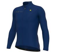 Alé Cycling Maillot à Manches Longues Solid Fondo 2.0 pour Homme, Bleu, XL