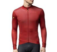 Alé Cycling Maillot de Cyclisme PR-E Follow Me 2.0 à Manches Longues pour Homme, Rouge Passion, L
