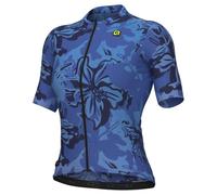 Alé Cycling PR.E Honolulu Maillot à Manches Courtes pour Femme, Bleu, XS