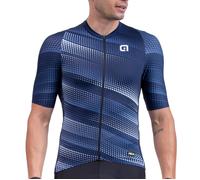 Alé Cycling Pr.r Green Speed Jersey à Manches Courtes, Bleu, M Homme