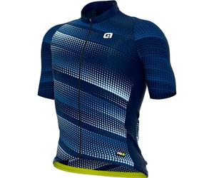 Alé Cycling PR.R Green Speed Maillot à Manches Courtes pour Homme Bleu Taille XL