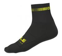 Alé - Logo Q-Skin Socks - Chaussettes De Cyclisme Taille 36-39 - S, Noir