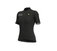 ALE' Maillot à Manches Courtes pour Femme Noir L