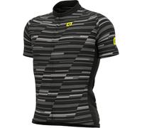 Alé Solid Step Short Sleeve Maillot de Cyclisme Homme (Lot de 1) M Noir