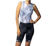 Alé Traguardo 2.0 Short de Cyclisme pour Femme - Tissu Techno Power Respirant à séchage Rapide Comfort6W Pad, système de stabilité des Jambes, détails réfléchissants, Lycra Extensible Durable pour