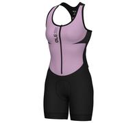Combinaison intégrale Alé PRAGMA Color Block courte lilas blanc femme - S