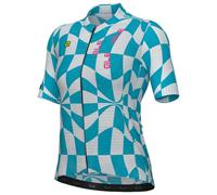 Ale Pr-e Multiverso 2.0 Short Sleeve Jersey Bleu S Femme Green / Blue