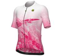 Maillot Alé PR.E Quartz manches courtes rose blanc femme - L