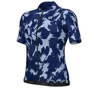 Alé - Women's Pragma Flower S/S Jersey - Maillot de cyclisme - XL - blue