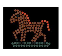 ALEA Mosaic Kit créatif, mosaïque simple cheval galopant