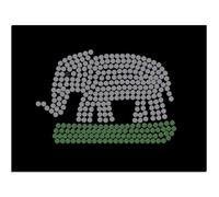 ALEA Mosaic Kit créatif, mosaïque simple grand éléphant