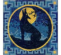 ALEA Mosaic kit mosaïque DIY Art 20x20cm pour Adultes, Projets mosaique Loisir creatif, Loup