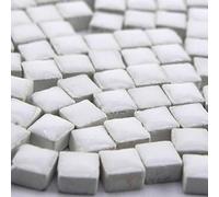 ALEA Mosaic Mini Mosaïque (5x5x3mm), 1000 tesselles, Blanc perlé, WW02