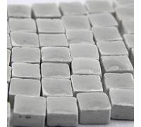 Mini Mosaïque (5x5x3mm), 1000 tesselles, Gris argent, WE01