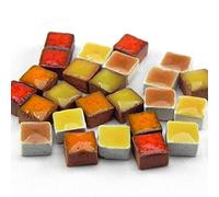 ALEA Mosaic Mini Mosaïque (5x5x3mm), 1000 tesselles, Mix Orange, MXOR
