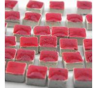Mini Mosaïque (5x5x3mm), 1000 tesselles, Rouge Tomate, WR01
