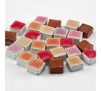 ALEA Mosaic Mini Mosaïque (5x5x3mm), 5000 tesselles, Mix Rouge, MXRG
