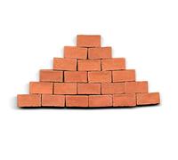 Alea Mosaik Mini-Briques de 16x8x4 mm, pour modélisme, 500 pièces, en Terre Cuite à 920 °C